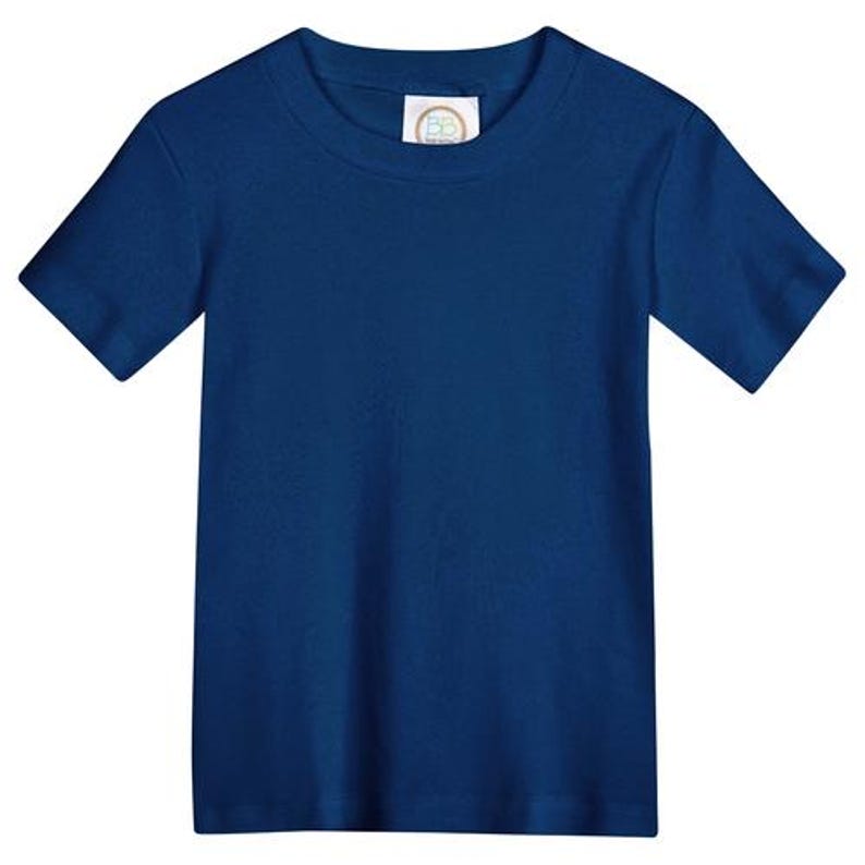 Boys Thanksgiving Shirt: Puppy Applique, Navy Fall Tee image 2