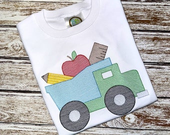 Boy's back to school shirt; Boy's first day of school shirt; Boy's school shirt; short sleeve shirt
