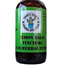 Lemon Balm Tincture Melissa officinalis 2 oz. dropper from U.S.A. Texas