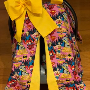 Super Girls Car Seat Canopy