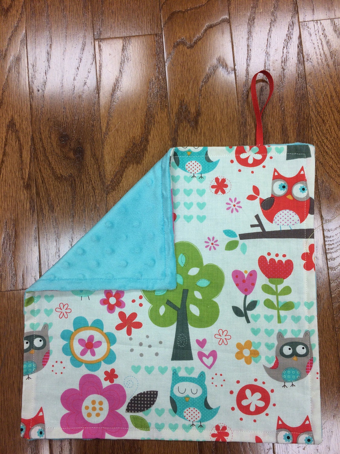 Owl Pacifier Blanket