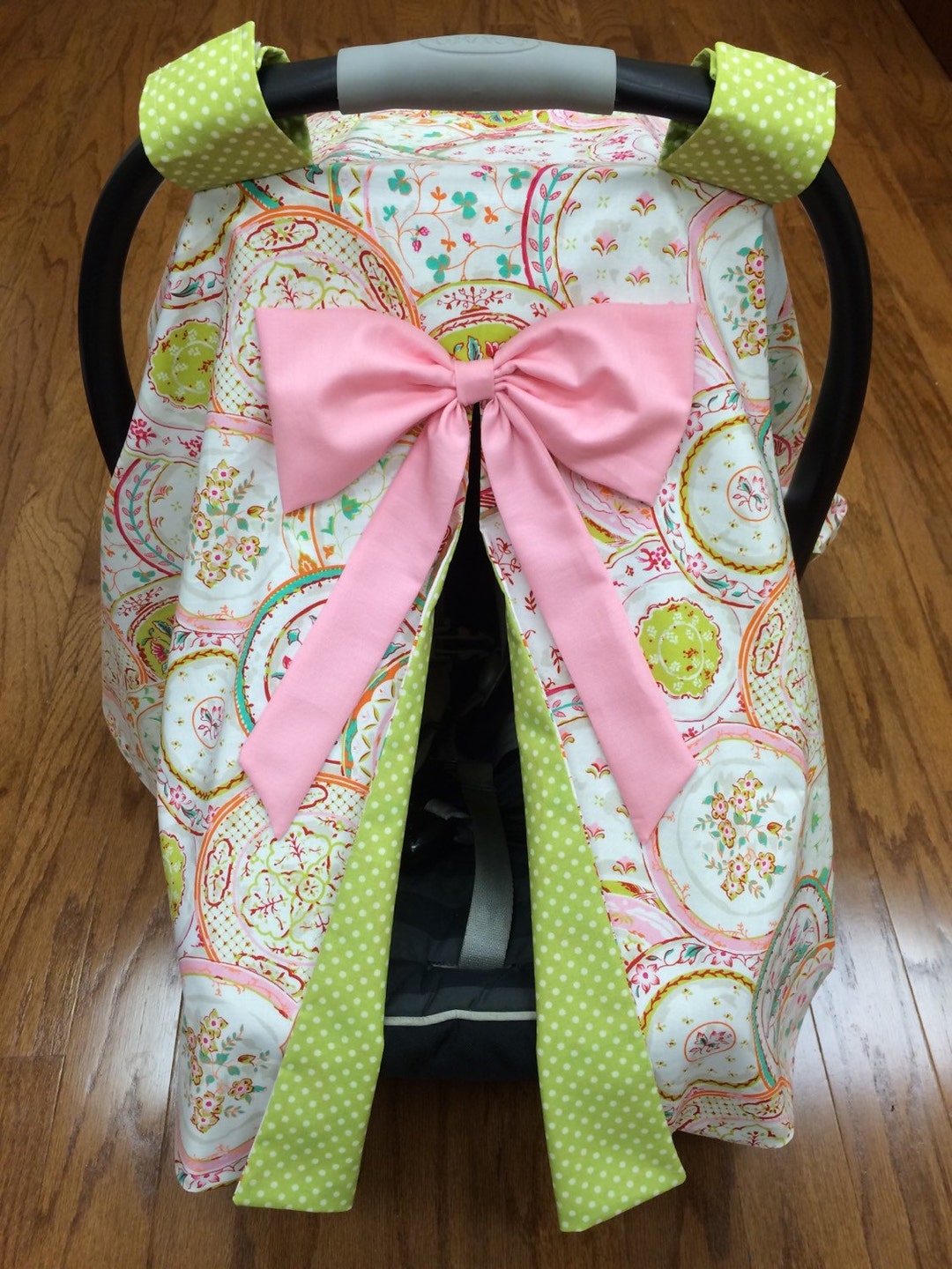 Pink Pique Car Seat Canopy main image 0
