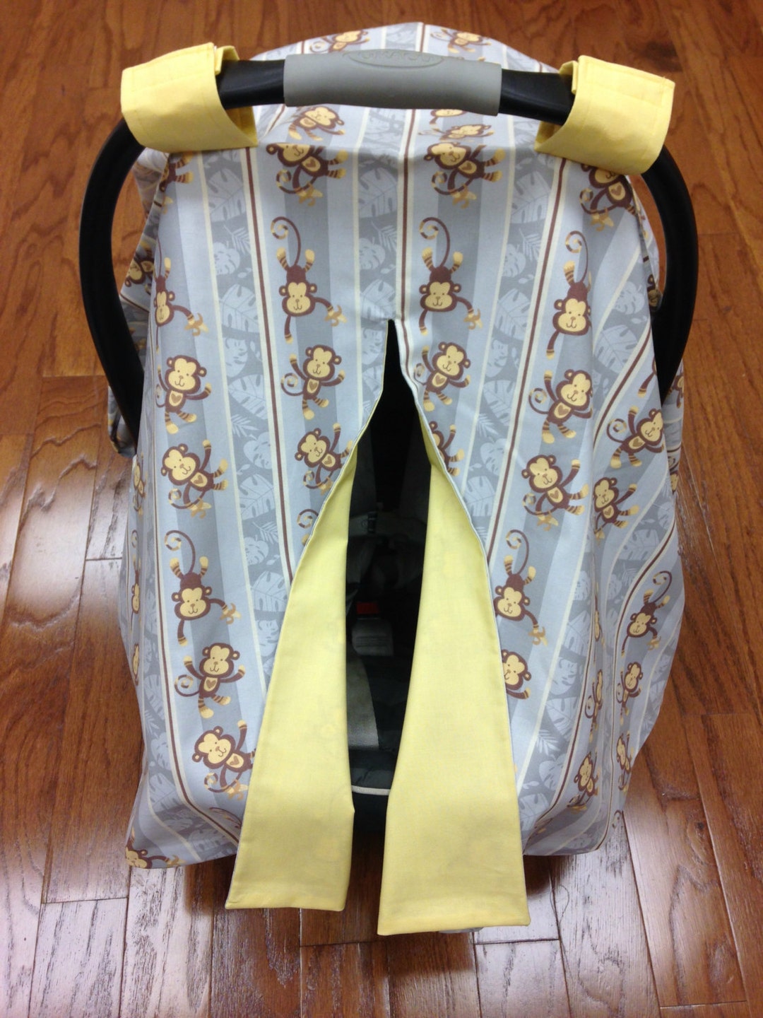 Monkey Car Seat Canopy Etsy
