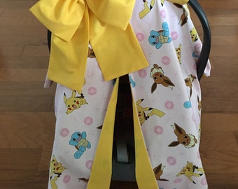 Seat Belt Covers Child Car Seat Highchair Stroller Pram Pokemon Pikachu Blue Seat Belt Covers Child Car Seat Highchair Stroller Pram Pokemon Pikachu Blue