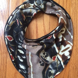 Multicolored Scarf Bib