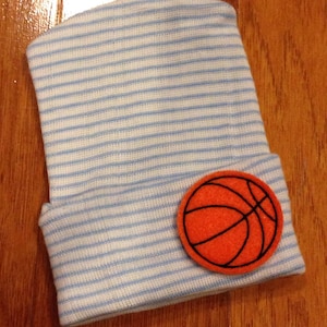 Blue Basketball Hospital Beanie