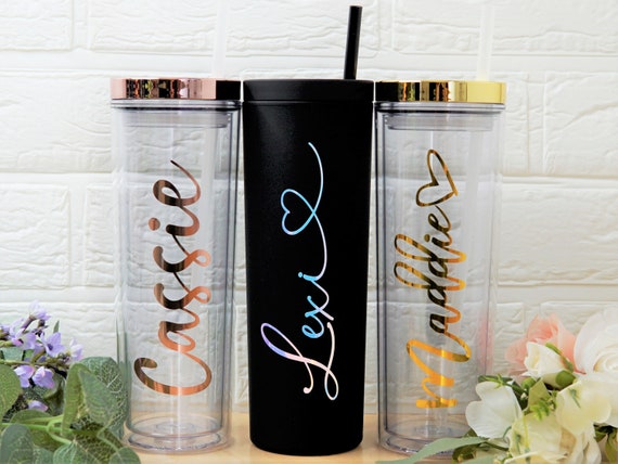 Funny Gifts for Her Wife Girlfriend Friends Teenage Girls-12 oz Wine  Tumbler with Straws,Lids-Gifts for Women Mom Sister, Presents Ideas for