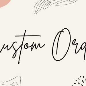 Extra kosten voor aangepaste bestelling of ontwerpkosten
