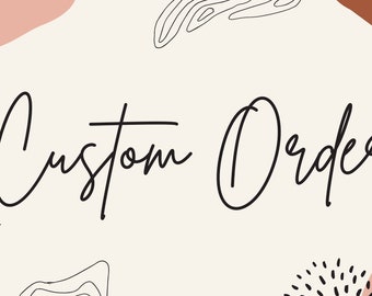 Additional Charge for Custom Order or Design Fee