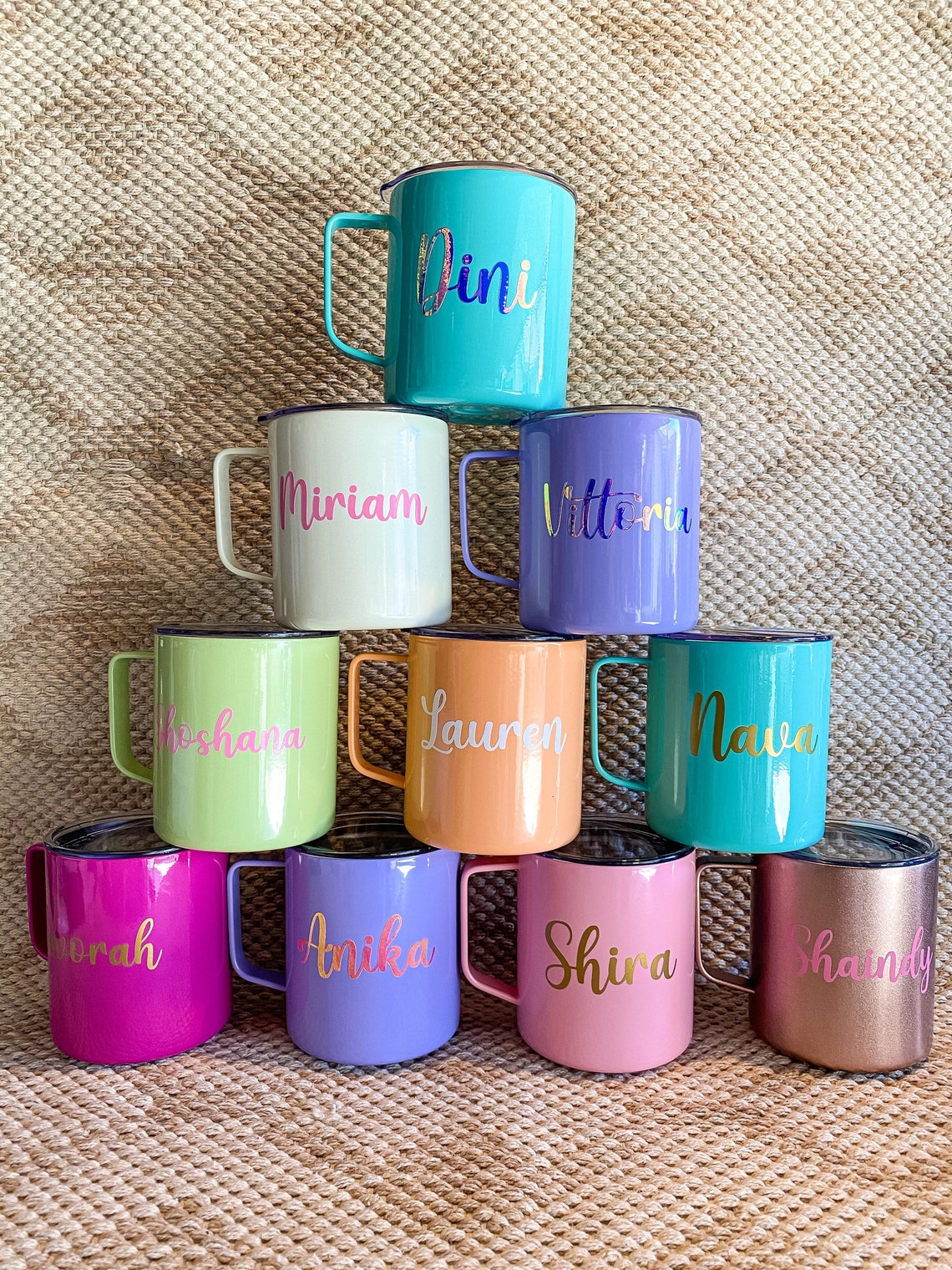 Personalized coffee mug thermal mug insulated coffee mug Etsy
