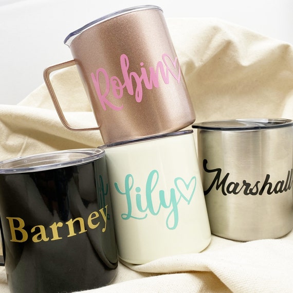 Personalized RTIC 16 oz Travel Coffee Cup - Powder Coated