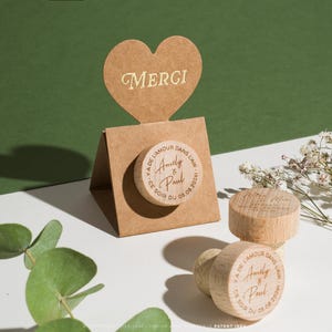 Cadeaux invités mariage 2025 – Kup osobisty prezent z karty Merci KRAFT i wyskakujące okienko wsparcia