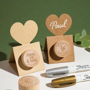 Segnaposto per matrimonio con tappo per vino – Segnaposto per matrimonio – Apparecchiatura del tavolo – Decorazione rustica ed elegante