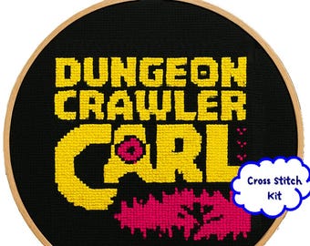 Dungeon Crawler Carl Inspired Cross Stitch Kit • Book 1 Fan Art