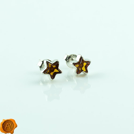 Amber Star Studs Amber Star Studs