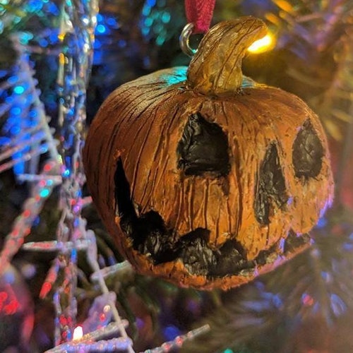 Jack O' Lantern Christmas Tree Ornament classic Etsy