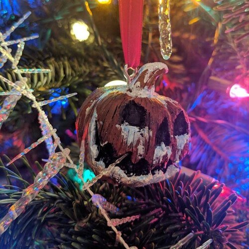 Jack O' Lantern Christmas Tree Ornament classic Etsy