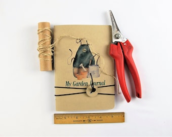 Garden Journal, garden planner, organiser with pockets