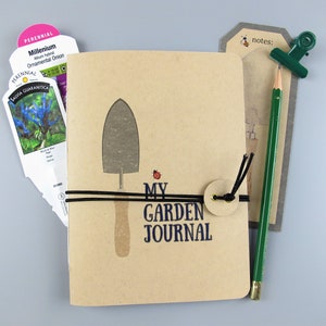 Garden Journal, garden planner, plant tag organizer