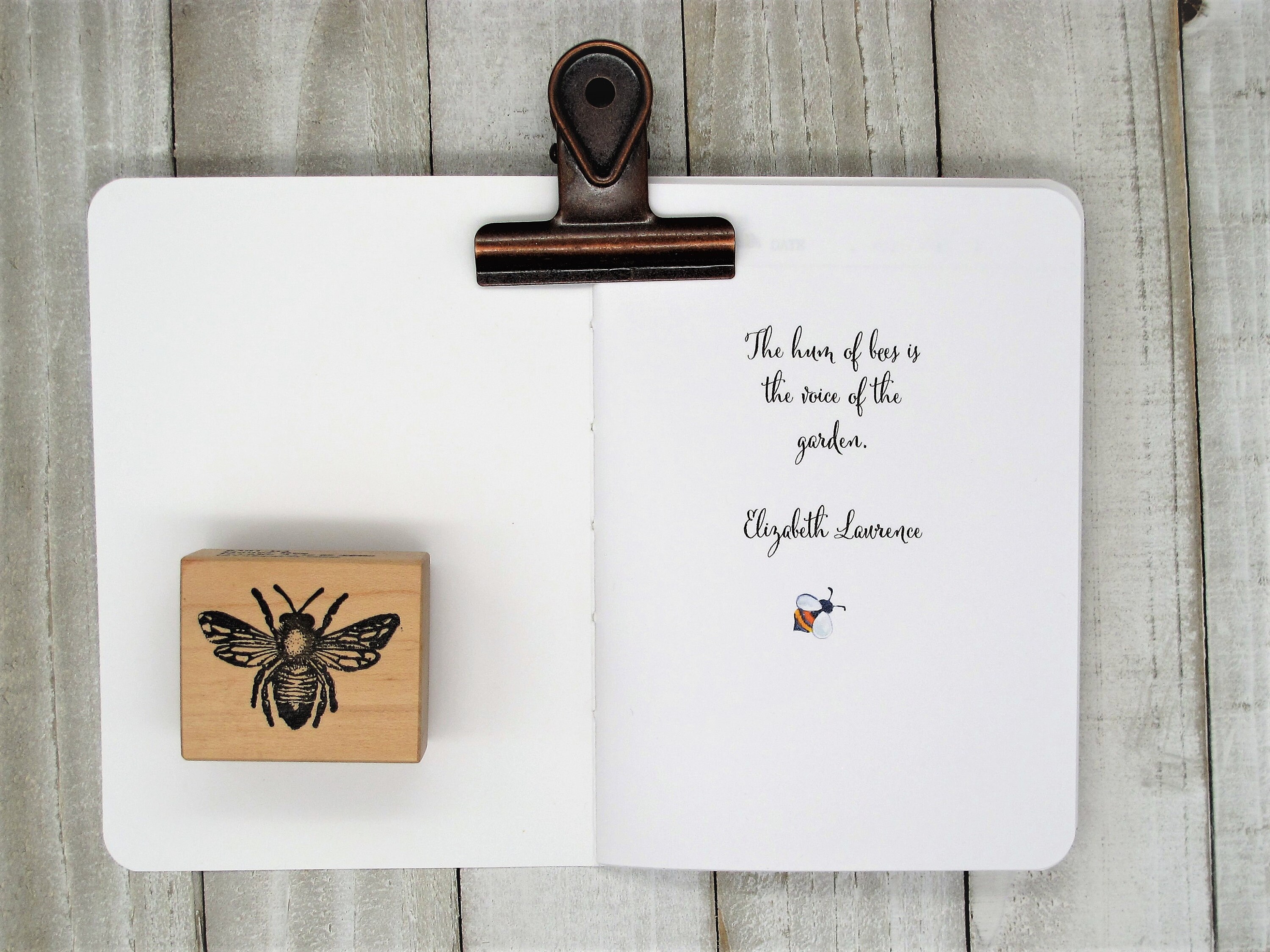 Bee Journals set of 2 pocket sized 40 pages bee lover Etsy