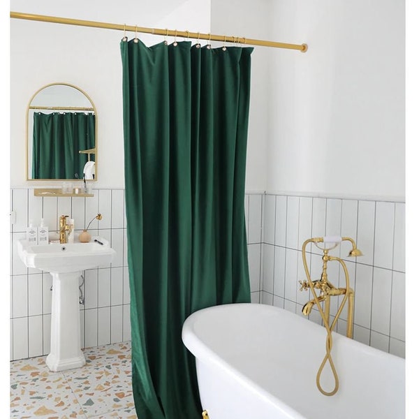 Extra Long Shower Curtain Etsy