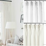 White Belgian Linen Curtains Linen Drapes White Or Off White Etsy