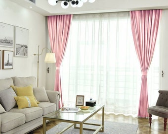 Tende oscuranti 2 pcs Rosa scuro 140 x 225 cm Velluto