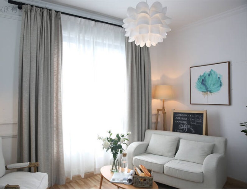 Belgian Linen curtains Linen drapes Multiple colors Custom Etsy