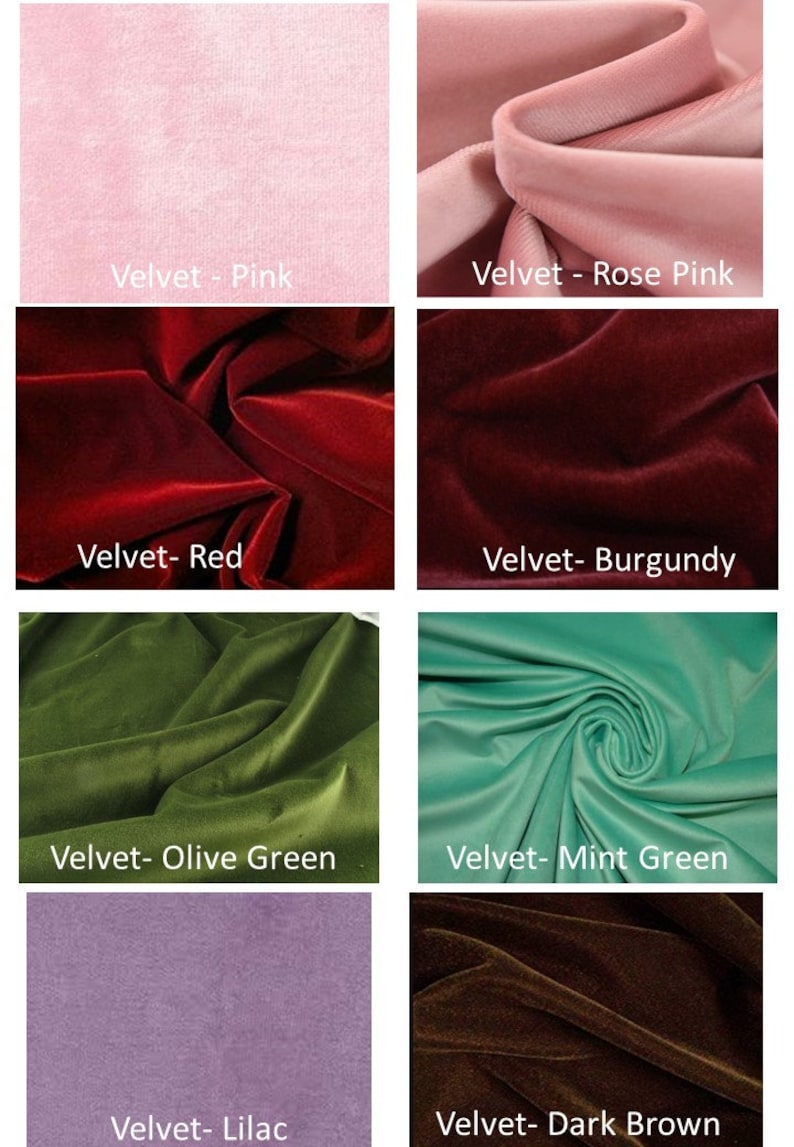 Velvet Fabric by the Yard Extra Wide Velvet Curtain Fabric 110 wide.