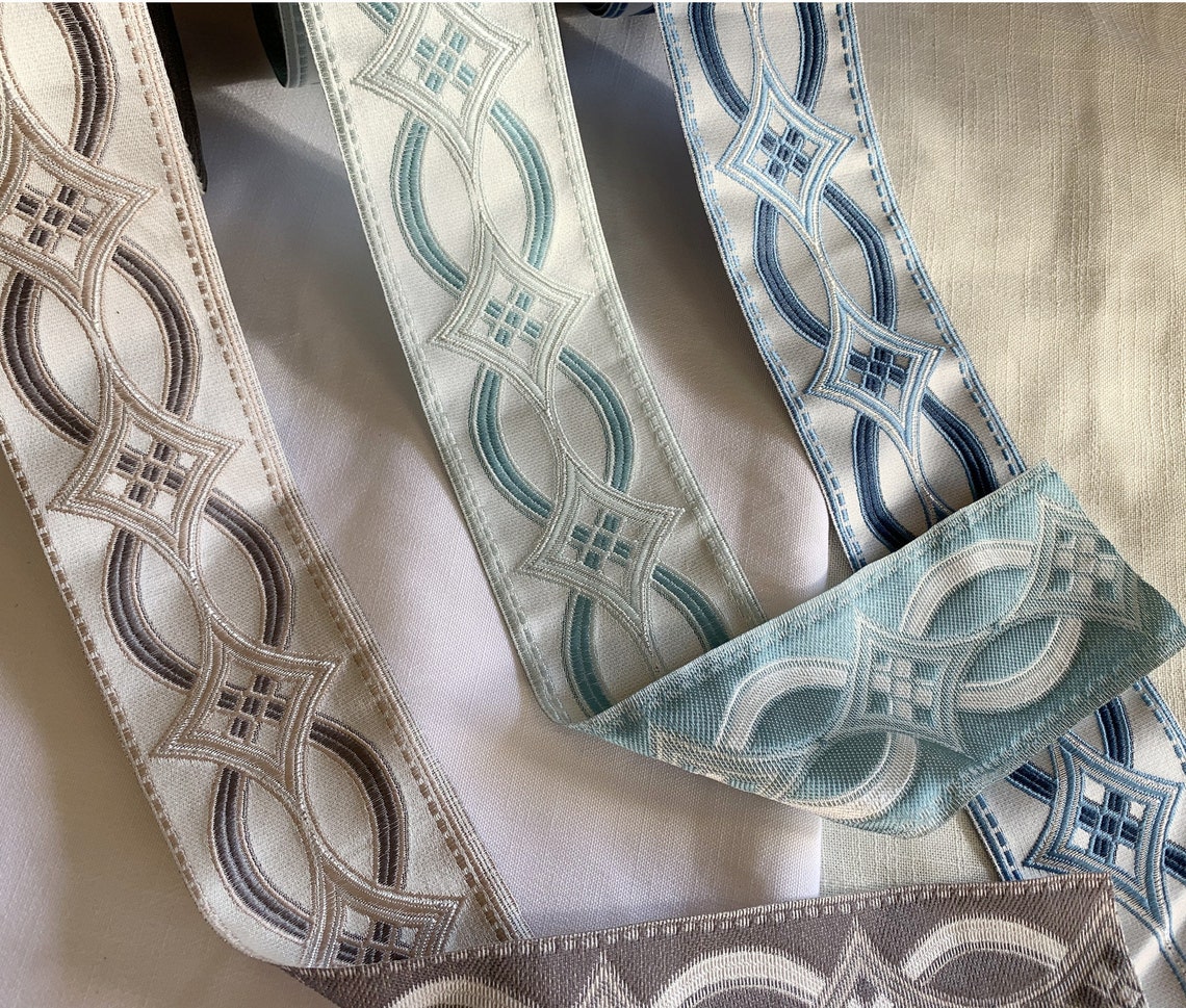 Drapes With Ribbon Trims Add Fabric TRIM to Your - Etsy