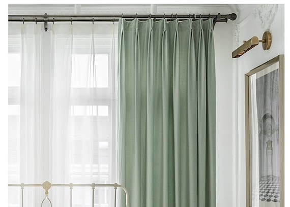 mint green curtains for nursery