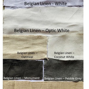 Belgiska linnegardiner, linnegardiner, flera färger, anpassad storlek, lyxiga gardiner utan lyxpris. bild 10