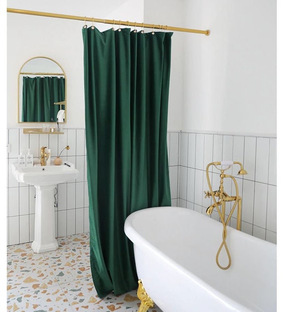 velvet shower curtain