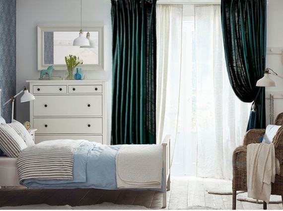 Green Meadows Linen Blend Curtains Dark Curtain Green Meadows Linen Blend Curtains Dark, Dark Green Curtains