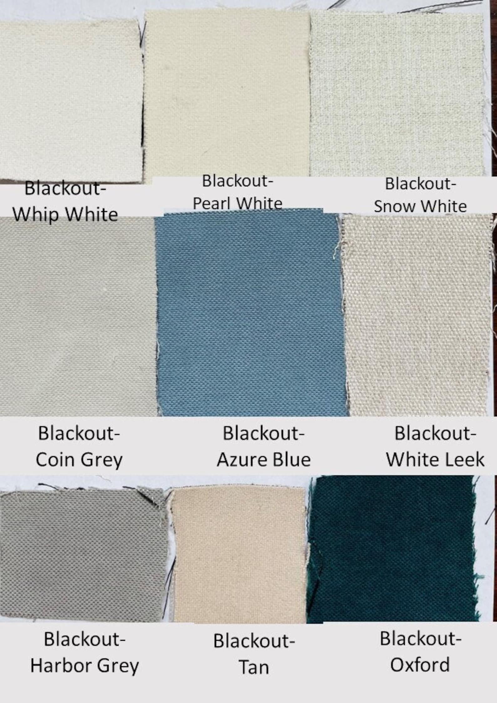 Drape Sample Fabric Swatches for Custom Curtains, Blackout Drapes Linen Swatches ...