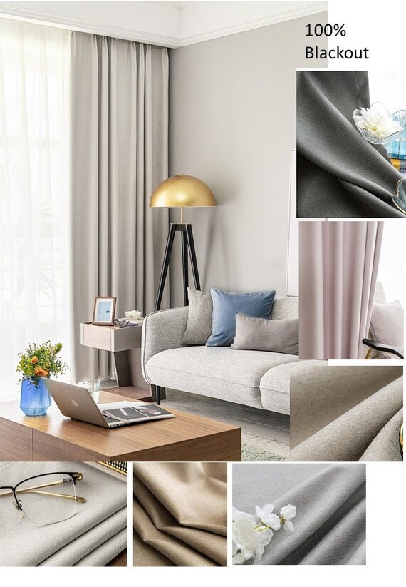 100 blackout curtains