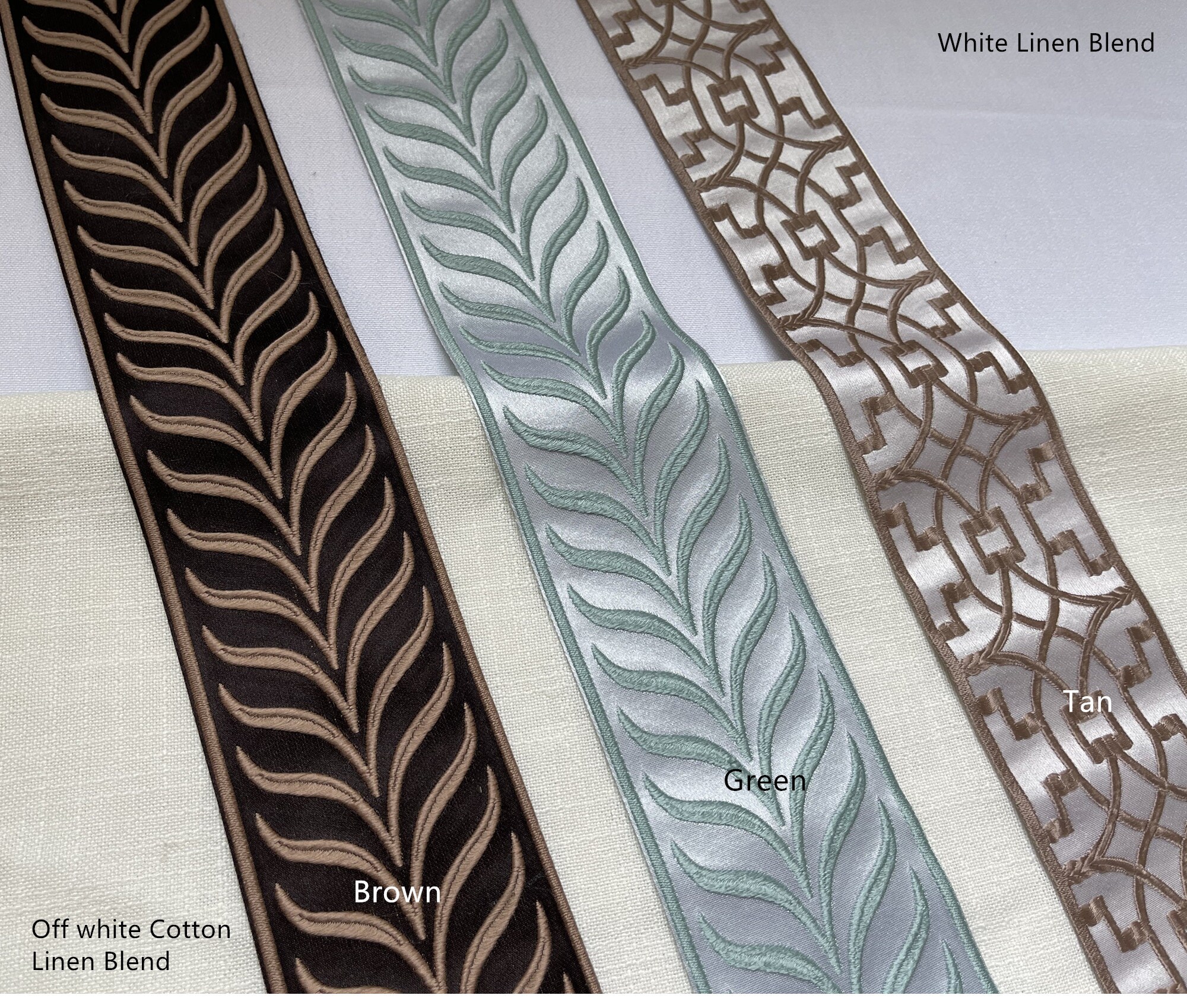 Drapes With Ribbon Trims, Add Fabric TRIM to Your Drapes, Curtains ...