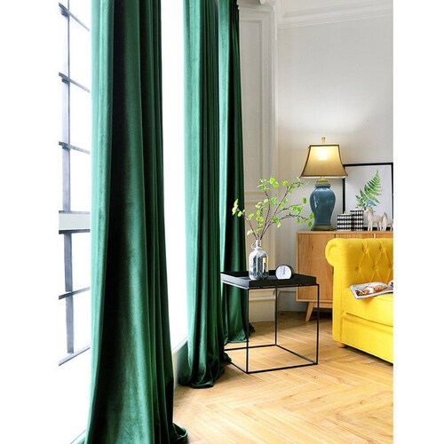 drapes in living room
