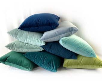 Euro Sham, Velvet Sham, Linen Blend Sham, Throw Pillowcover, Made to Fit, All Sizes