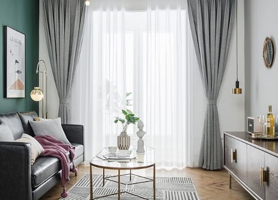 Wool curtains discount