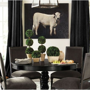 Pair of Black Velvet Curtains, Bedroom Velvet Curtains, Living Room Velvet Curtains, Custom Curtains