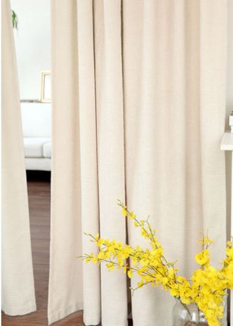 Cream Curtains Cream Curtain Panels Window Curtain Panels Etsy