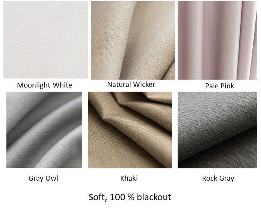 Drape Sample Fabric Swatches for Custom Curtains Blackout Drapes Linen - Etsy