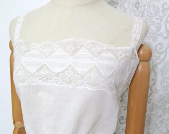 キャミソール、エドワード朝時代のコルセットカバー 1900 年代 - Etsy 日本