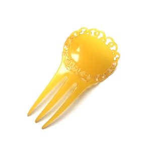 Original Swedish Antique 1920s Deco Celluloid Hair Pin Comb