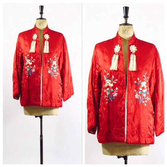 1950s Souvenir Bed Jacket