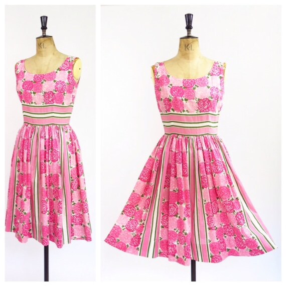 1950s Novelty Print Dress