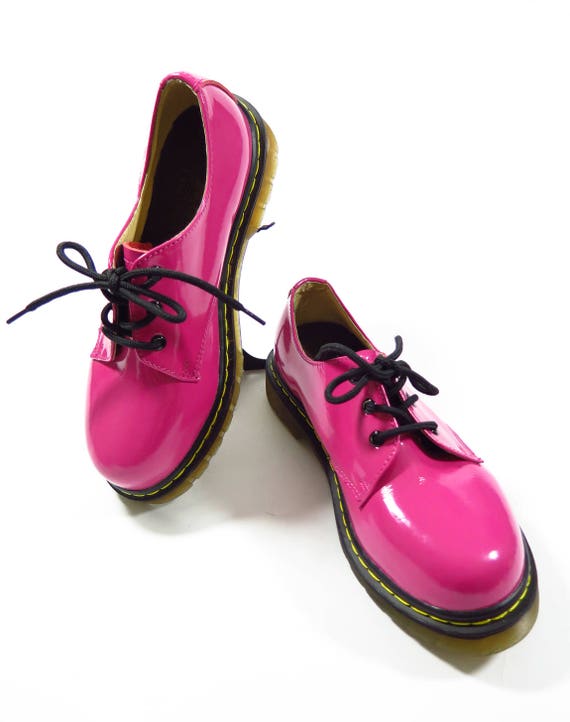 bright pink doc martens
