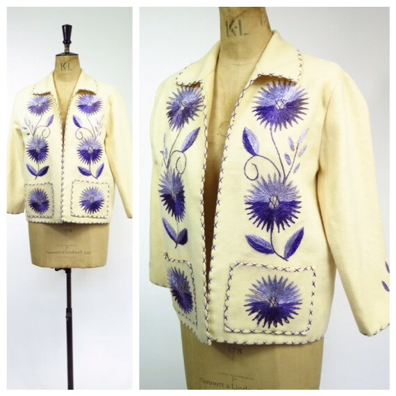 Original Vintage 1950s Mexican Souvenir Jacket