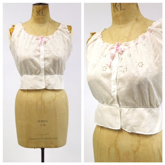 Original Vintage Edwardian Hand Sewn Embroidered S